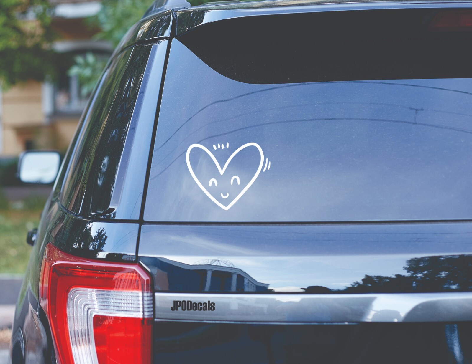 Heart Decal – Hand Drawn Style #3 Die Cut Vinyl Decal Graphic Transfer Sticker