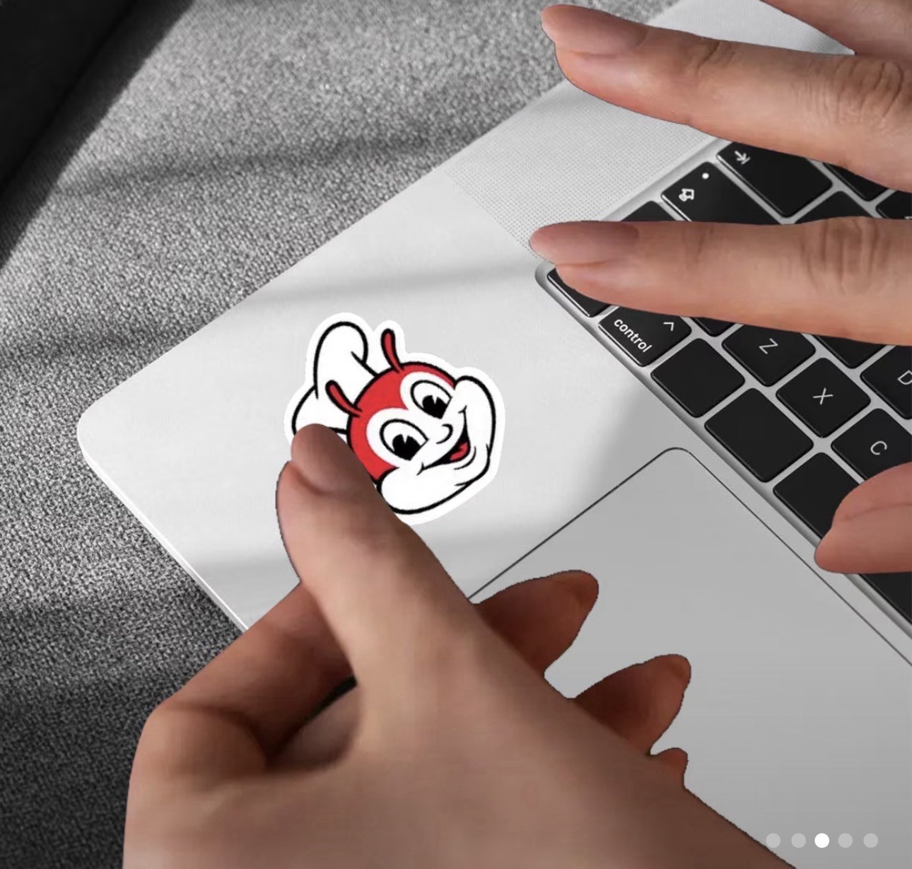 2 PACK – JOLLIBEE PHILIPPINES FAST FOOD 2.5” VINYL DECAL DIECUT STICKER SET LOT