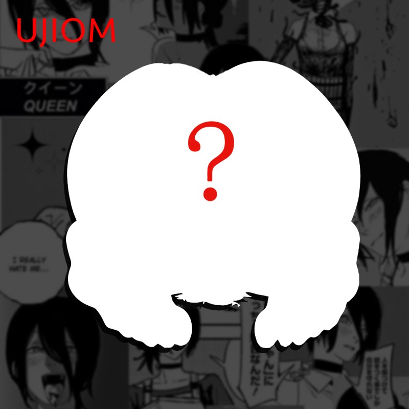 UJIOM Reze Big Ass Graphics Wall Sticker Creative Personality Waterproof Decal