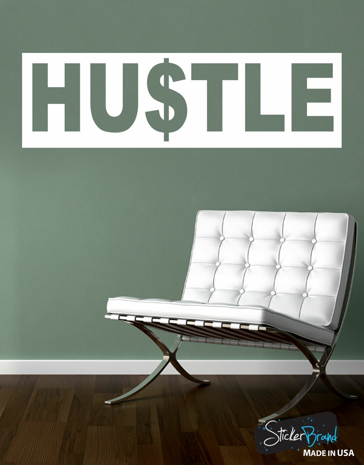 Hustle Motivational Quote Vinyl Wall Decal Sticker #6059