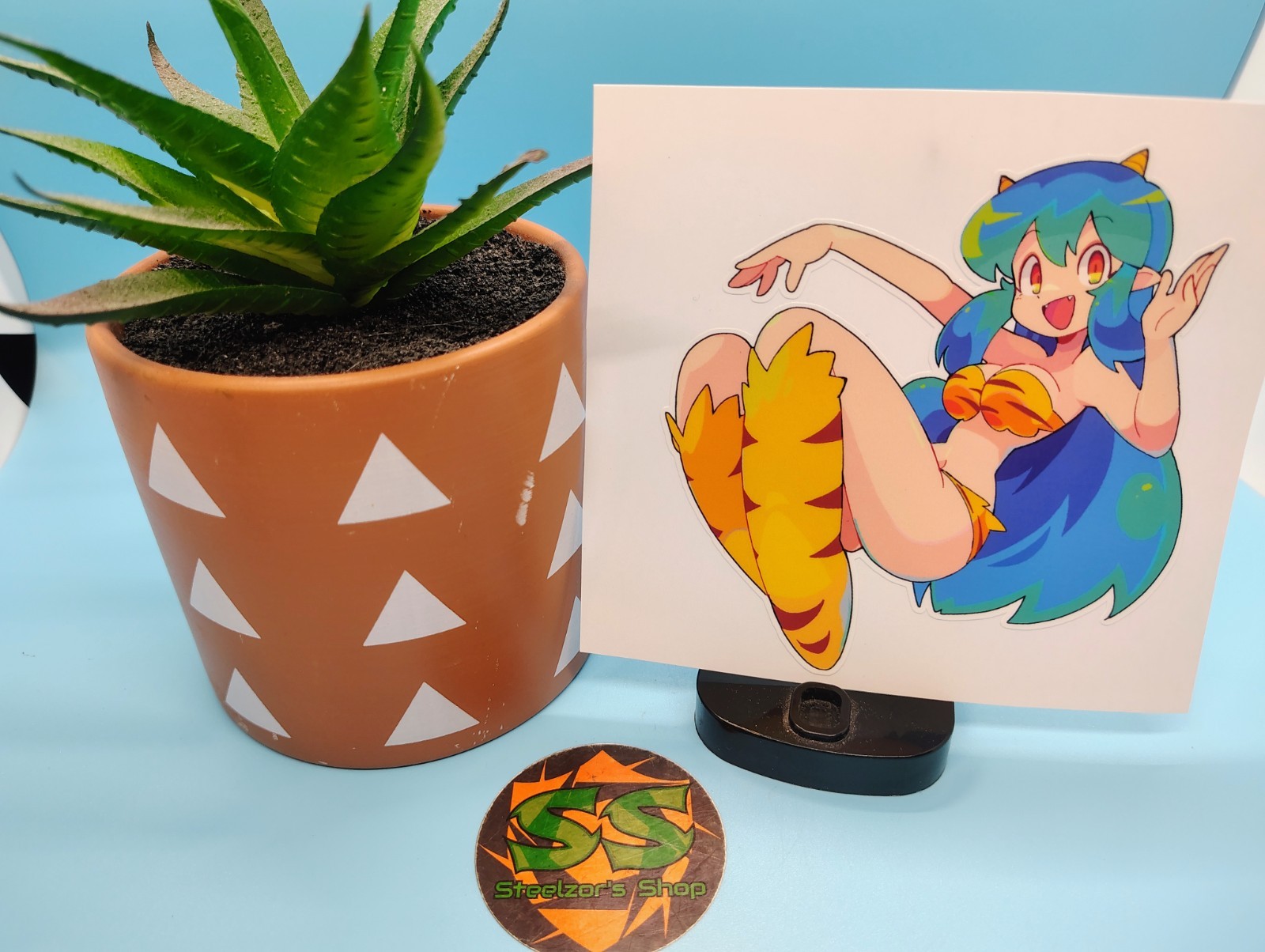 (4.5 Inches) Urusei Yatsura – Lum #2 – Water-Resistant Vinyl Sticker