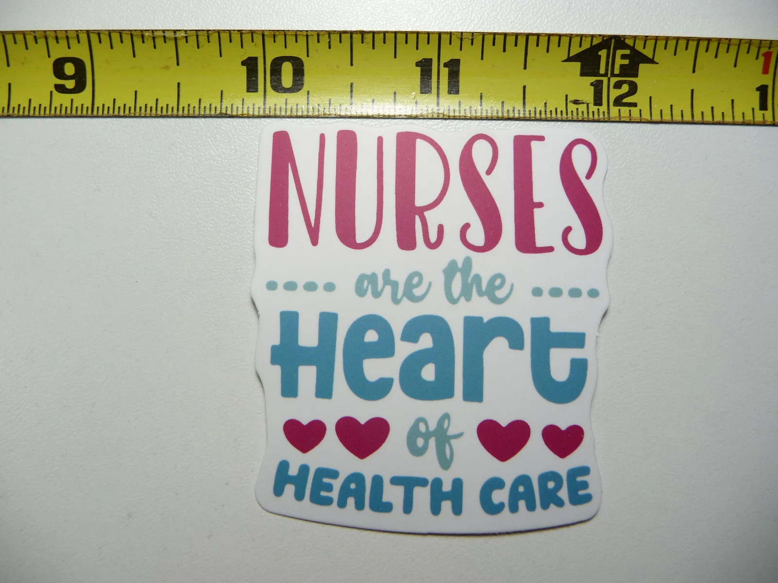 NURSES ARE THE HEART OF HEALTHCARE SMALL STICKER DECAL DOCTOR MEDICAL HOSPITAL