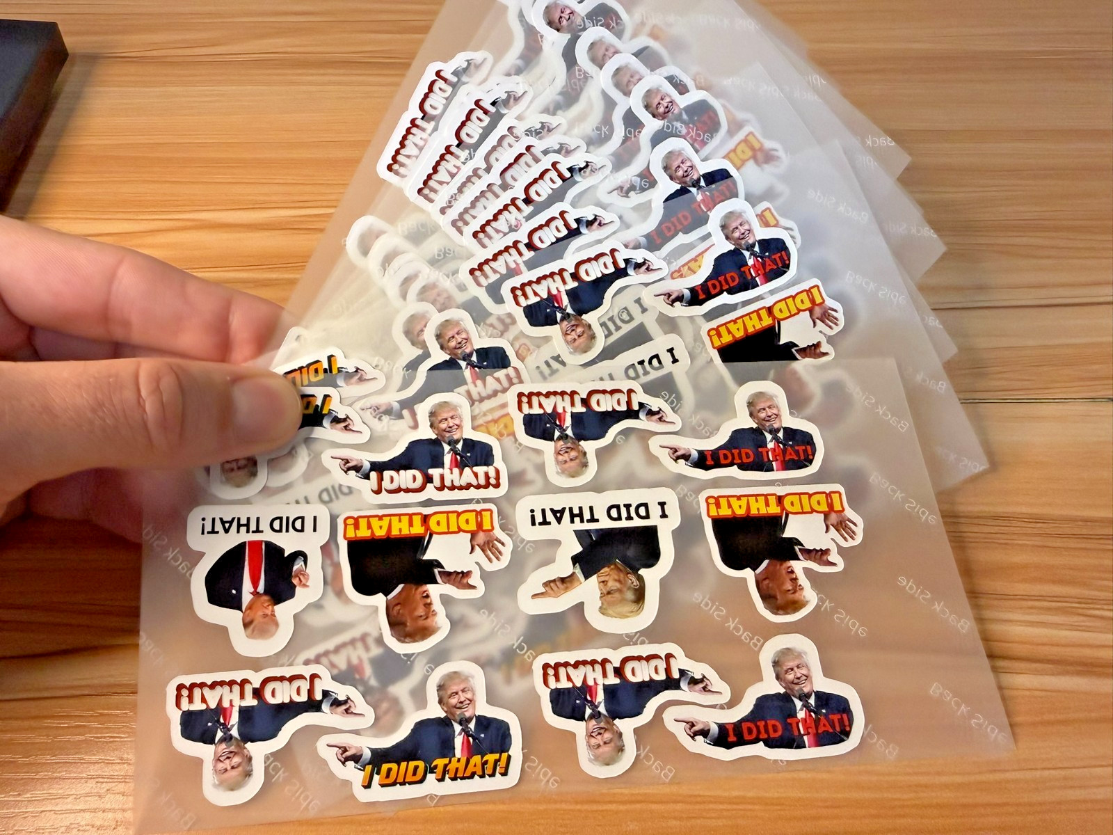 I DID THAT Gas Pump Stickers, 1.5" Mini Assorted Vinyl Waterproof 10-100 pack