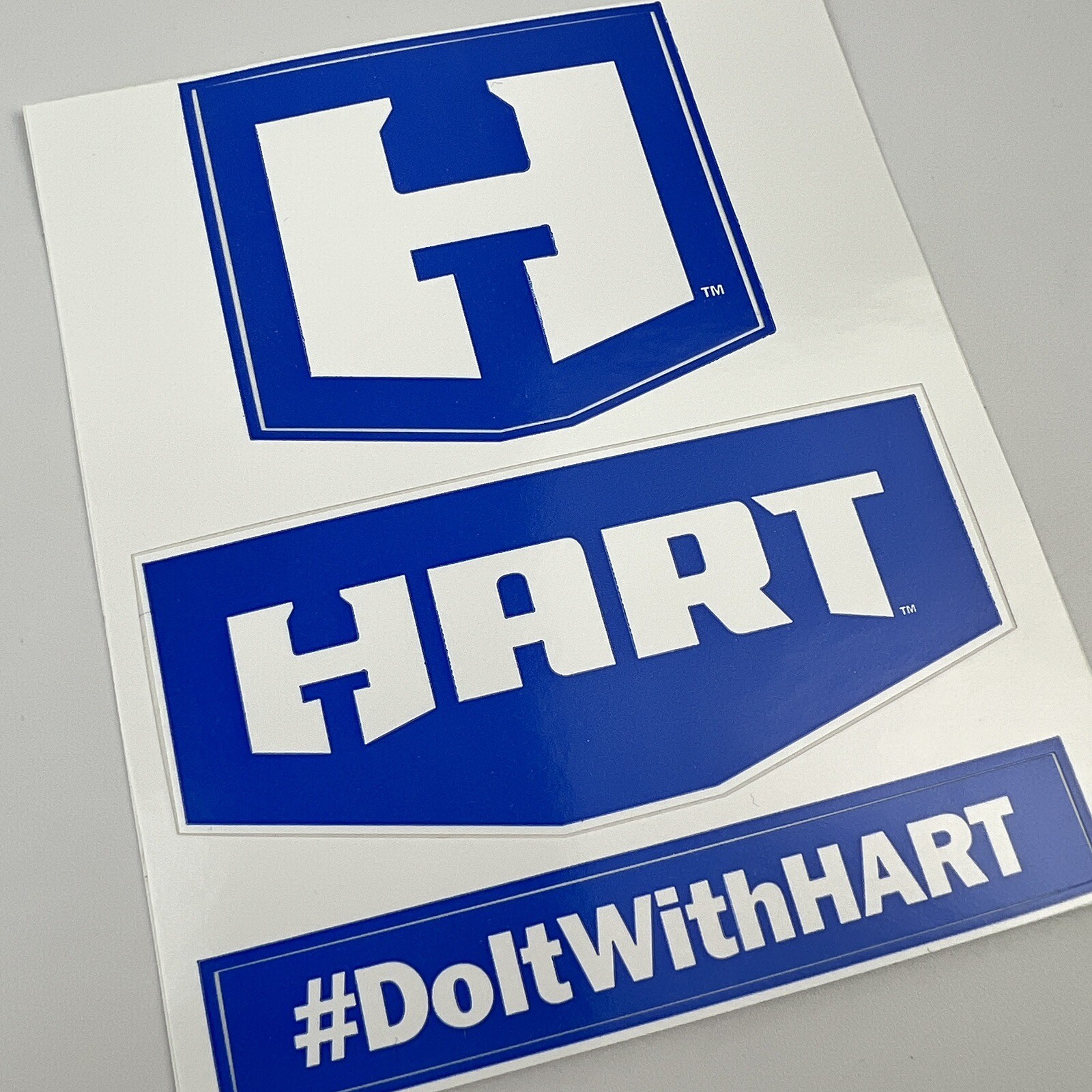 HART Tools Stickers – Set of 4 Do It With HART Power Tools Equipment Logo Decals
