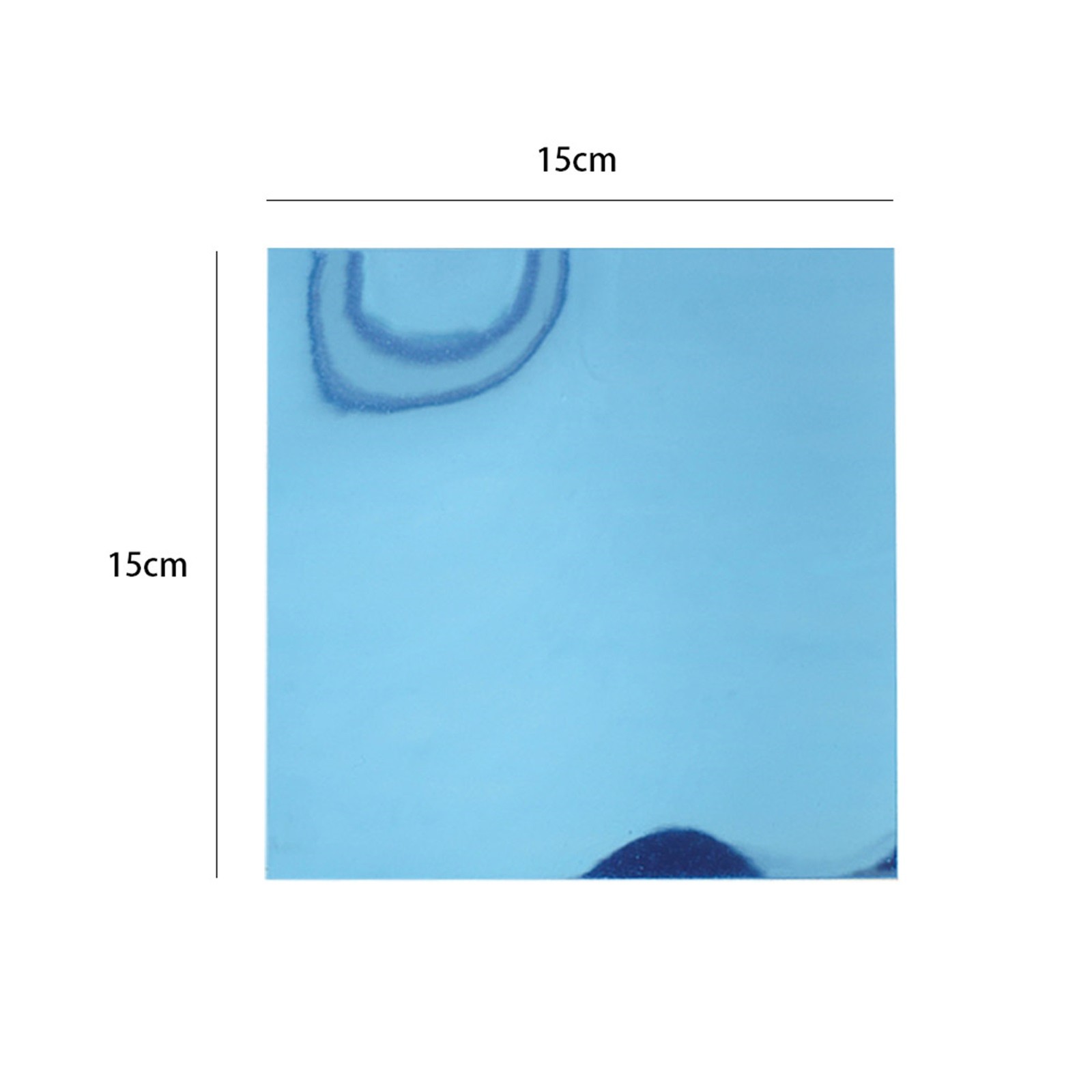 6 Flexible Reflective Mirror Sheets Adhesive Lightweight Bathroom Excellent