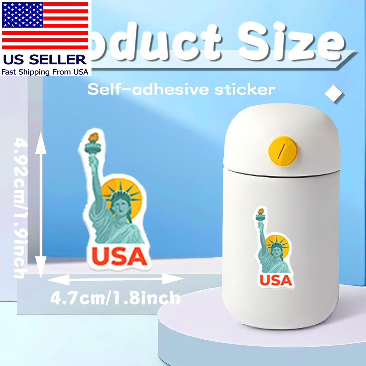 100 Pcs World Travel Stickers Set Cityscape Aesthetic Travel Map Sticker Vinyl W