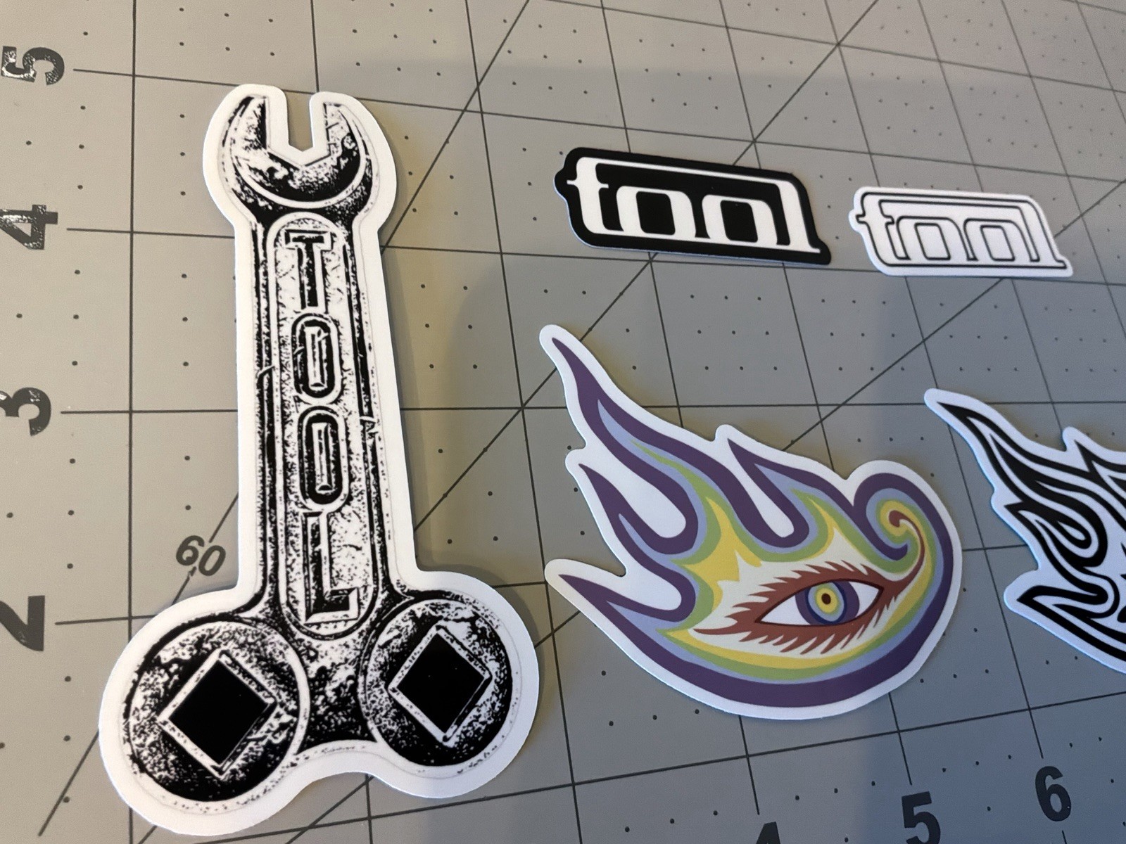 Tool Stickers Heavy Metal Band 5 Sticker Lot 2
