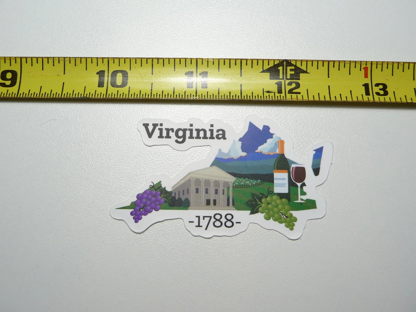 VIRGINIA SMALL STICKER DECAL STATE PRIDE BIRTH TRAVEL VACATION TRIP USA
