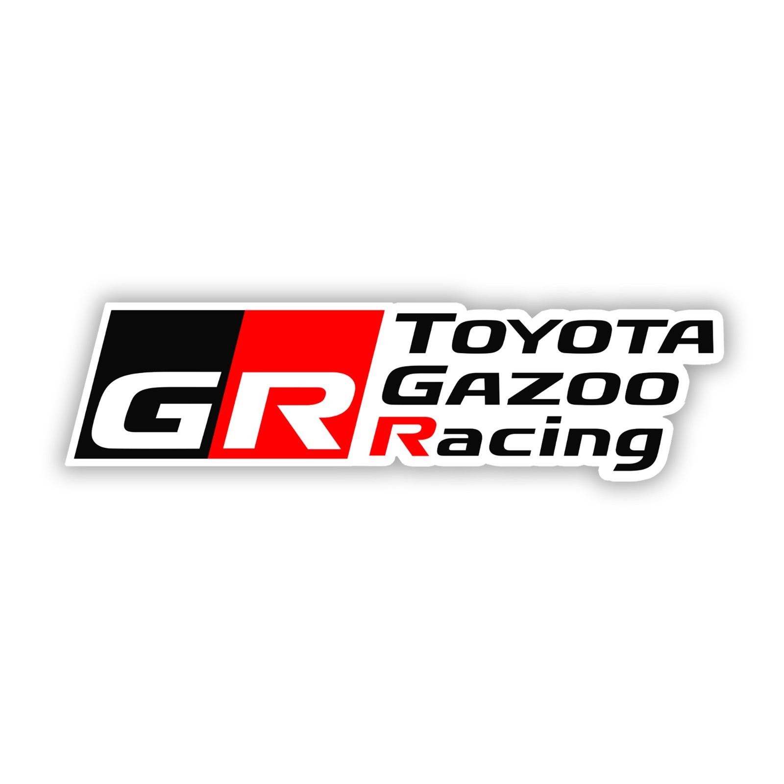 GR Toyota Gazoo Racing Fun Sticker Die Cut Waterproof Vinyl Decal Smooth Surface