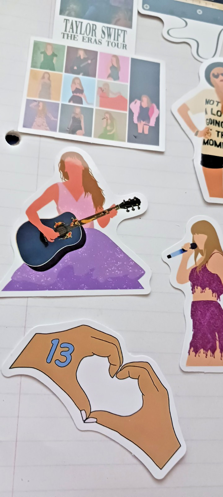Taylor Swift Stickers 10 pcs. Party Favors , Water Bottle, Decor, Music FAN #4