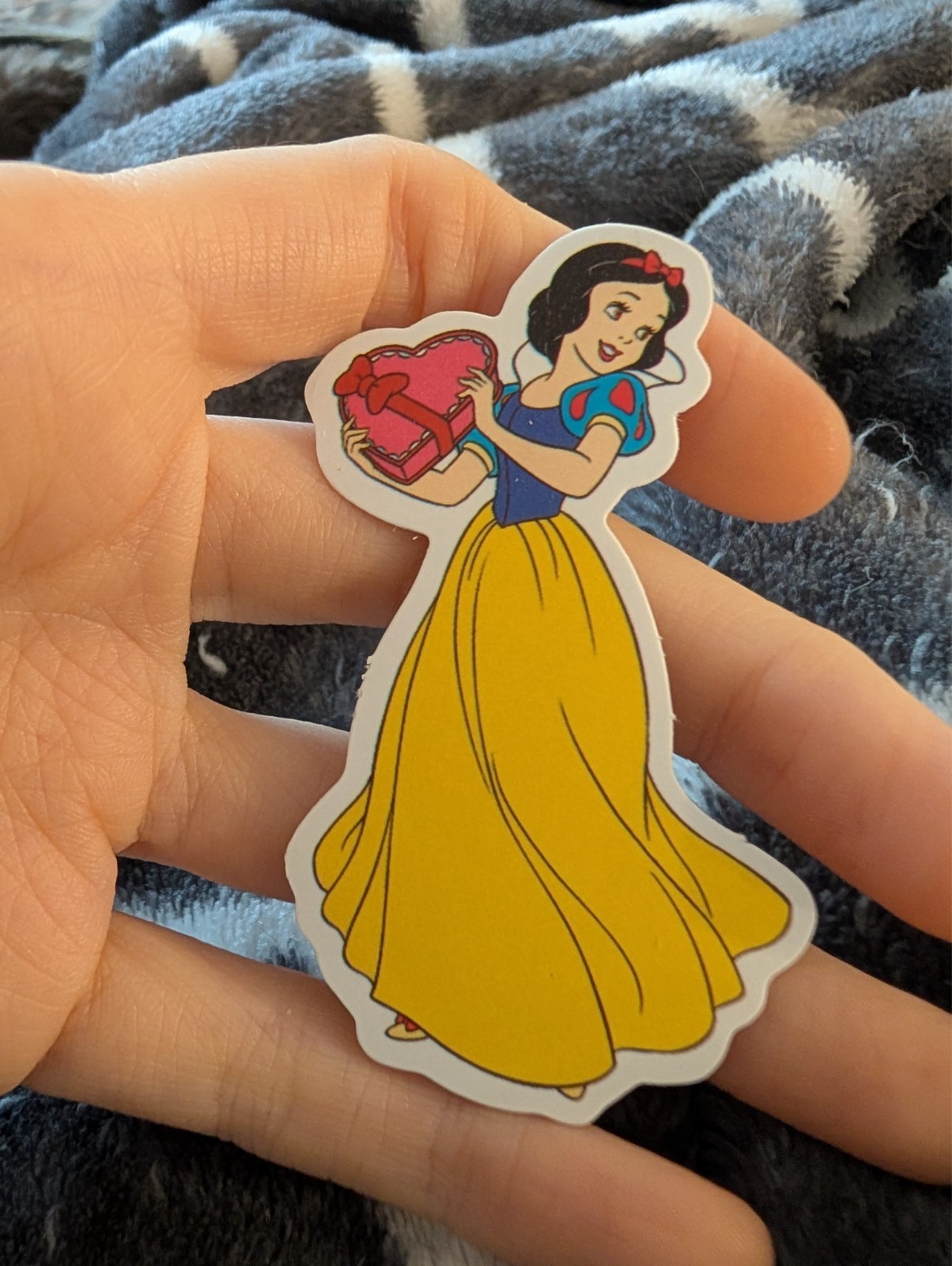 Snow white, Disney, Vintage cartoon, Sticker, movie characters