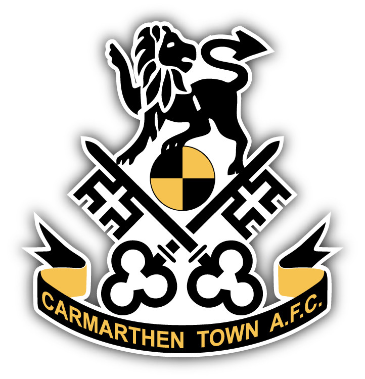 Carmarthen Town A.F.C. Wales Soccer Football Car Sticker Decal 5" x 5"