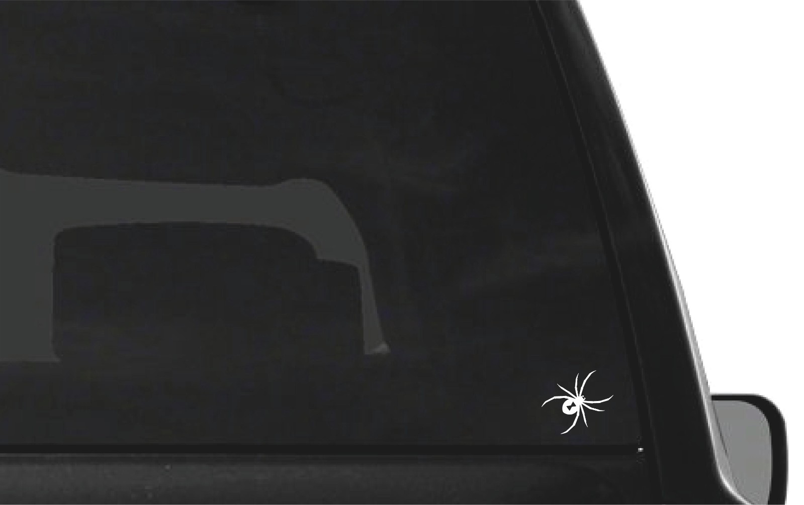 Spider Widow Spider Vinyl Decal Window Arachnid Hourglass Laptop Sticker