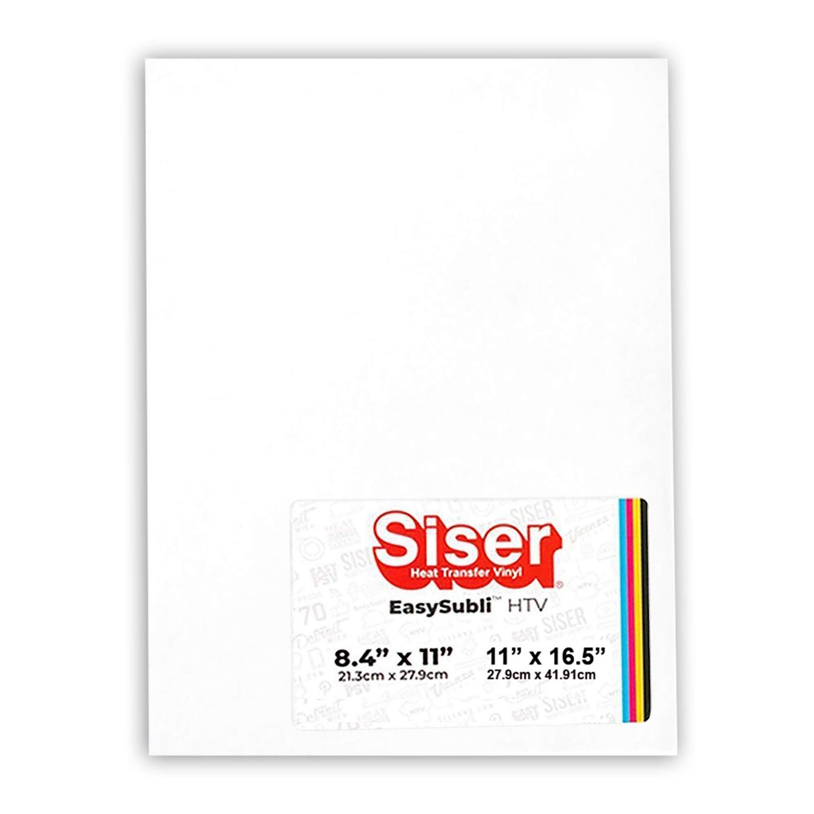 Siser EasySubli Heat Transfer Vinyl, 8.4" x 11" Sheets (5 Pack) – Sublimation