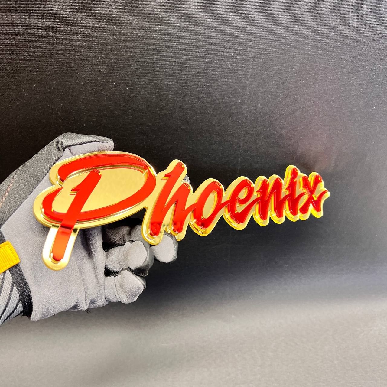 Phoenix 3D Car Badge Fender Emblem – Grille Holder Acrylic Car Decal 1PC