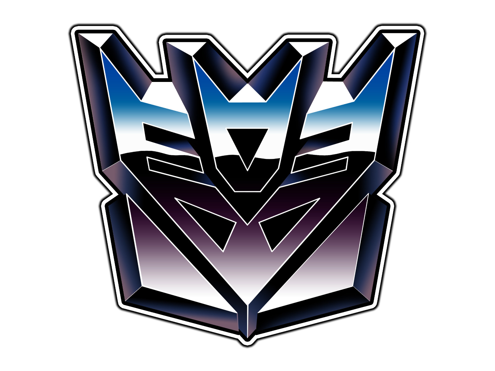 #2910 Transformers Decepticons Logo #2 Sticker Brand Waterproof Vinyl Decal Car