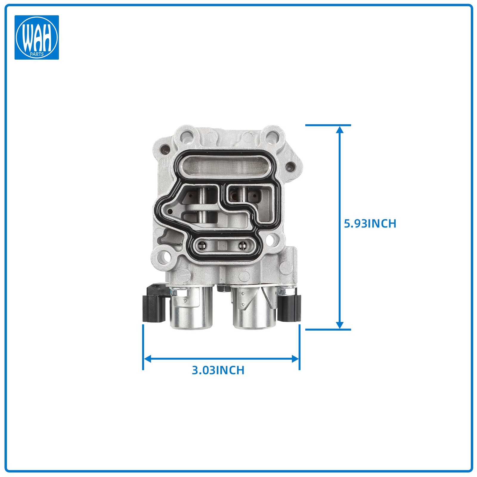 Wahparts Engine Variable Valve Timing VVT Solenoid Compatible with silvery