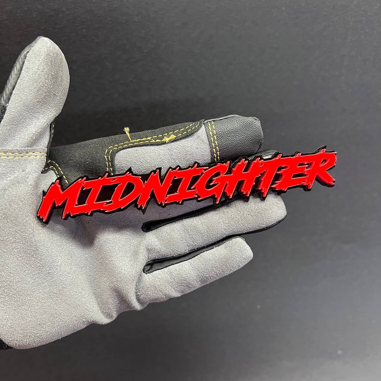 Midnighter 3D Car Badge Fender Emblem – Grille Holder Acrylic Car Decal 1PC