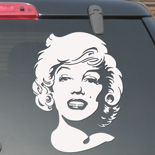 MARILYN MONROE STAR PEOPLE SEXY LADY CAR VINYL DECAL STICKER (MM-02)