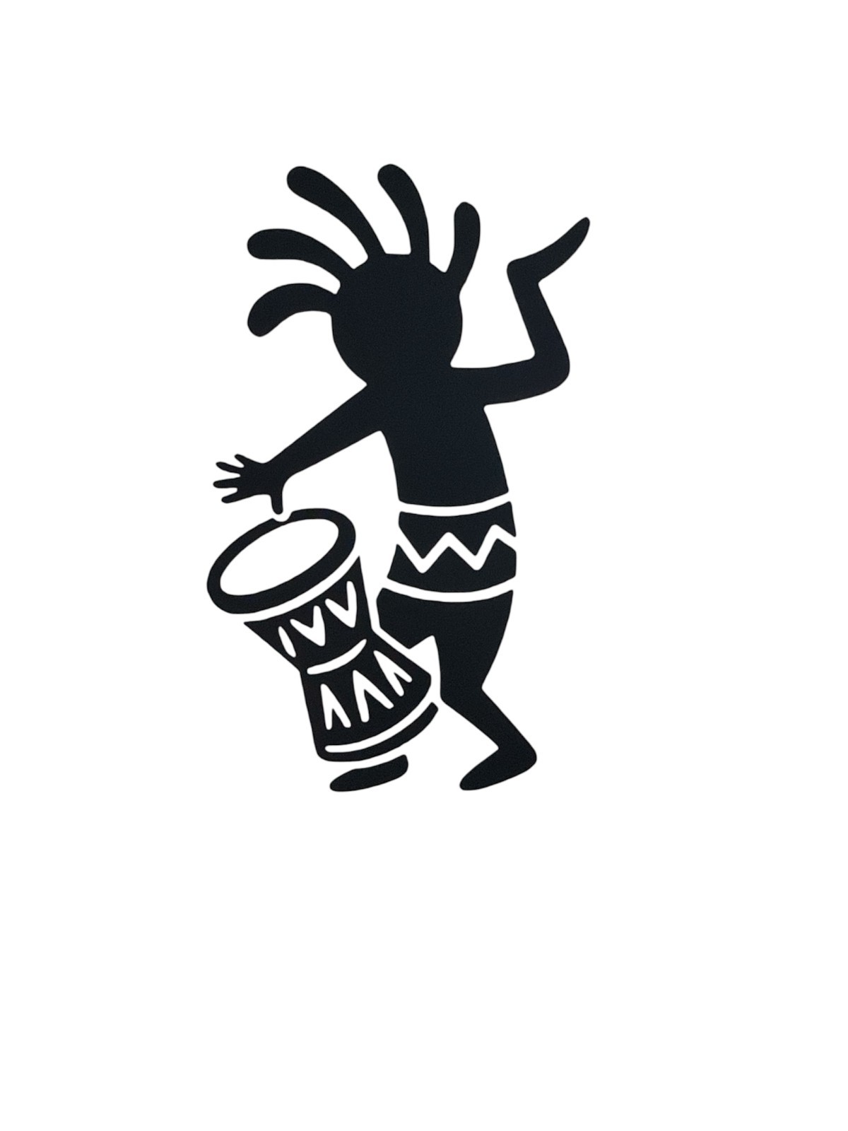 KOKOPELLI Drummer #1 Decal for car Windows Laptops Any Smooth Surface