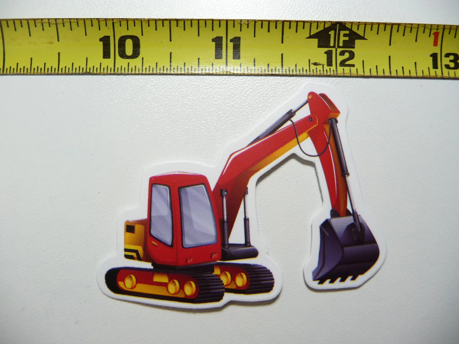 RIGHT ANGLED FRONT END LOADER SMALL STICKER DECAL HEAVY EQUIPMENT CONSTRUCTION