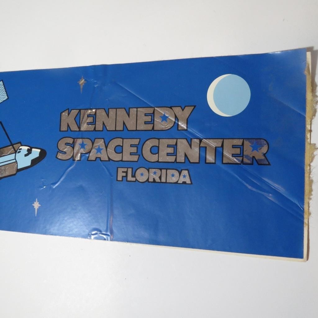 Kennedy Space Center Artemis Space Shuttle Vintage 80s Bumper Sticker Decal