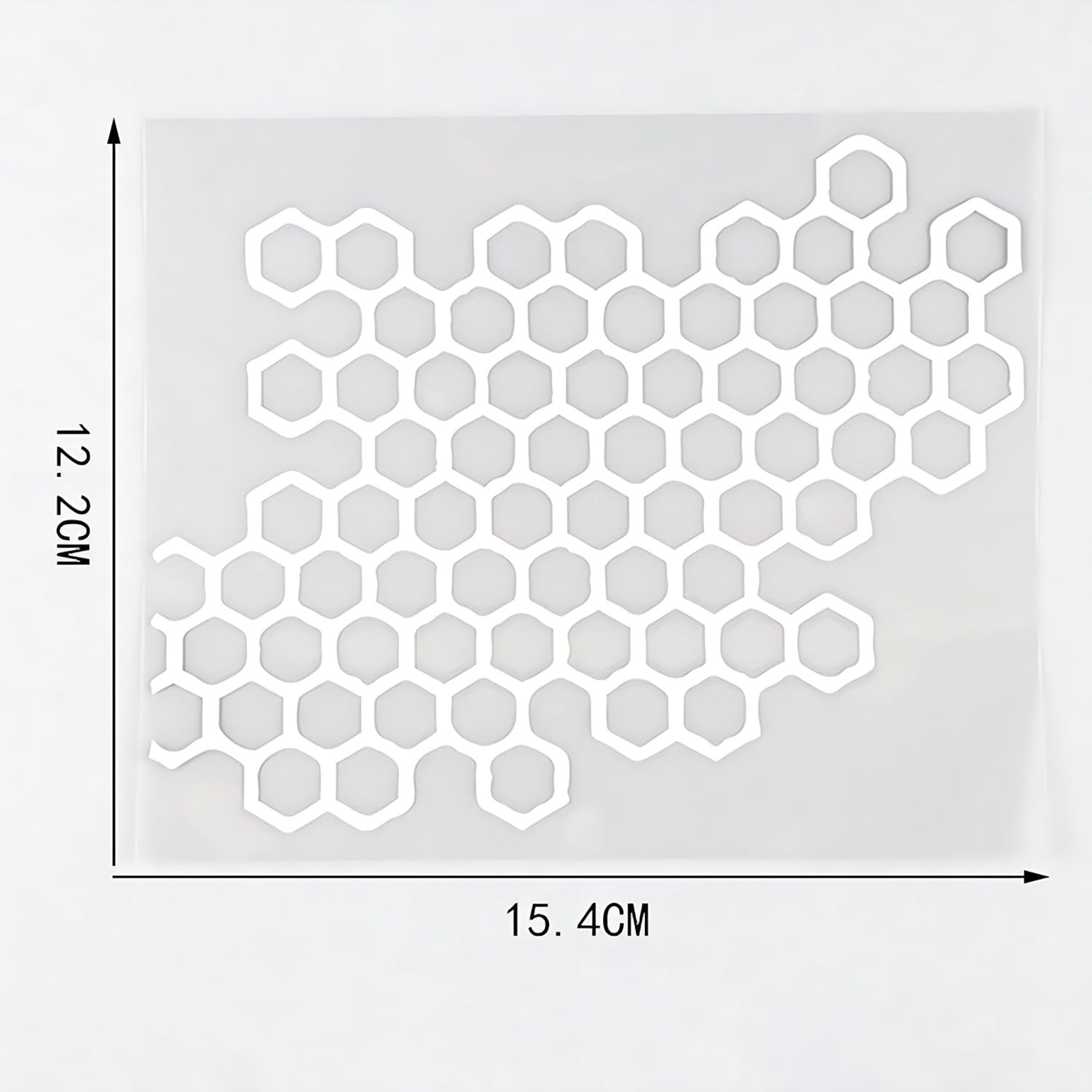Sturdy Waterproof Lightweight Decorative Hexagonal Honeycomb Pattern Car Sticker
