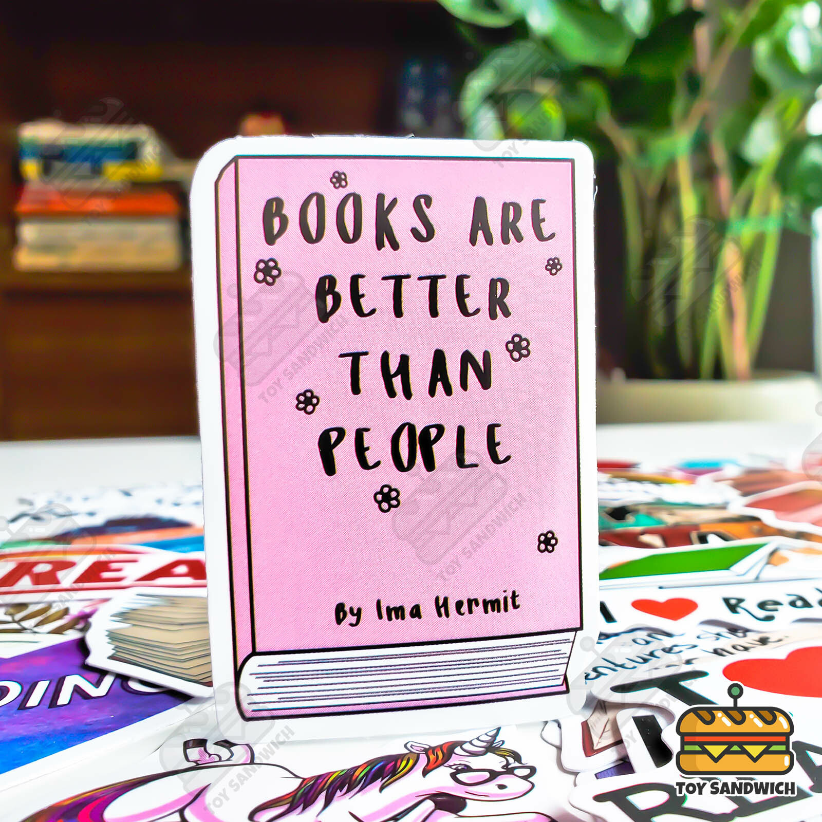 50 pcs "Reading Books " Sticker Pack Teacher Bookworm School Book Smart Decals