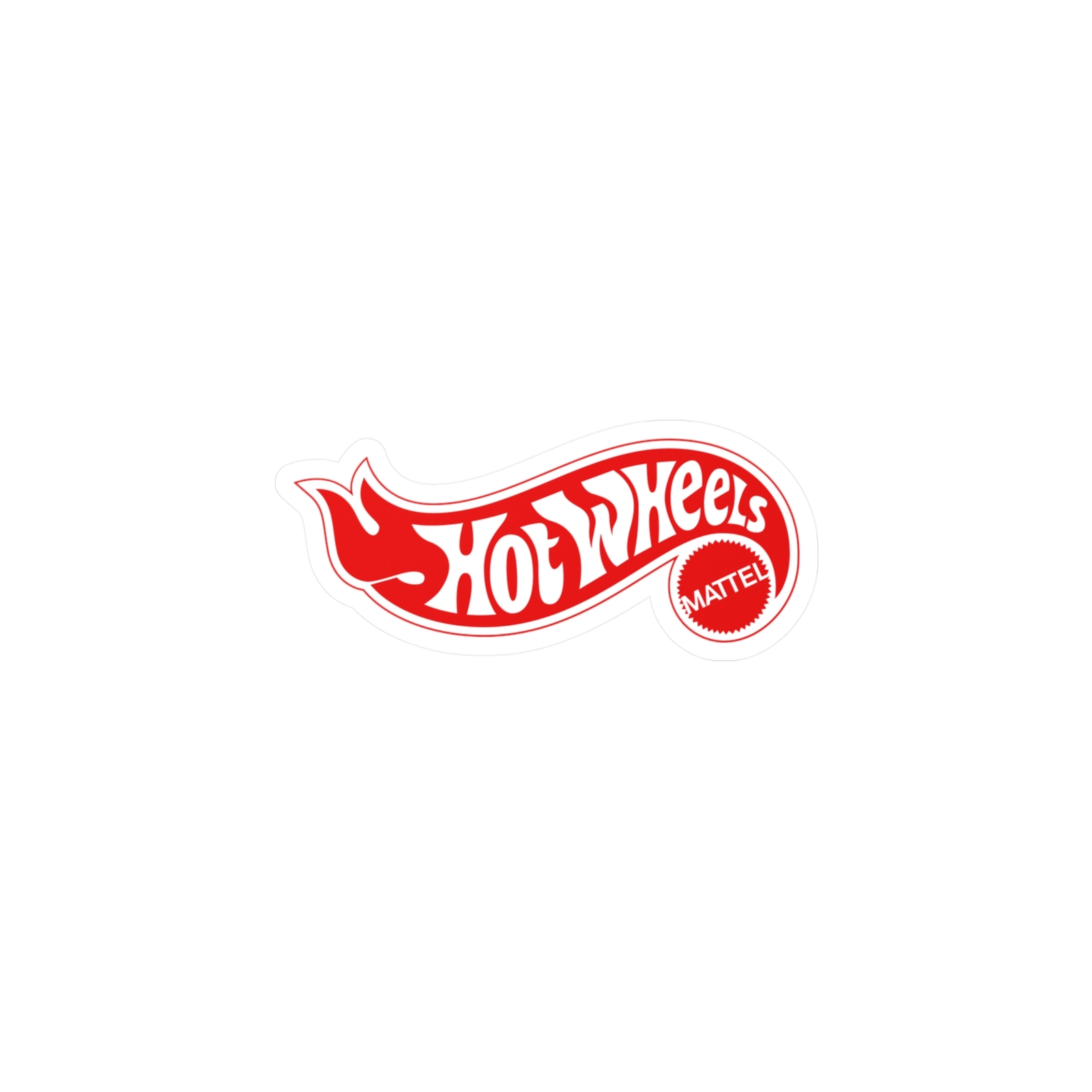 Hot Wheels Mattel Logo, Cars, Decal Sticker