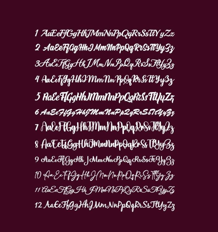 Personalised Name Vinyl Sticker – Custom Text Wall / Car Decal – Any Font – Free