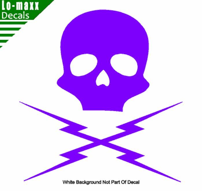 Death Proof Various Sizes & Colors Durable High Performance Die Cut Vinyl Decal