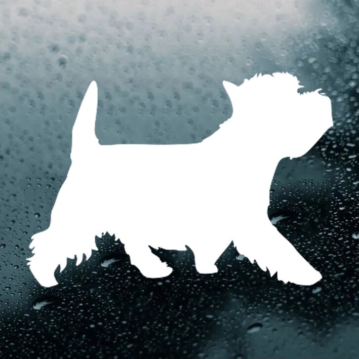 Westie Vinyl Decal V2 | West Highland Terrier Dog Puppy | Die Cut Sticker