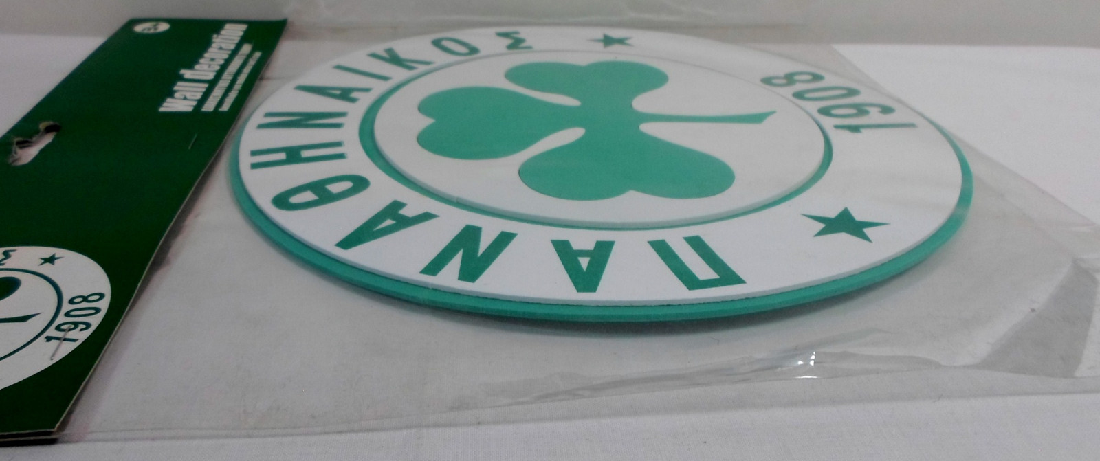 PANATHINAIKOS FC 10" PAO GREEK SOCCER EMBLEM LOGO WALL DECORATION VINYL STICKER