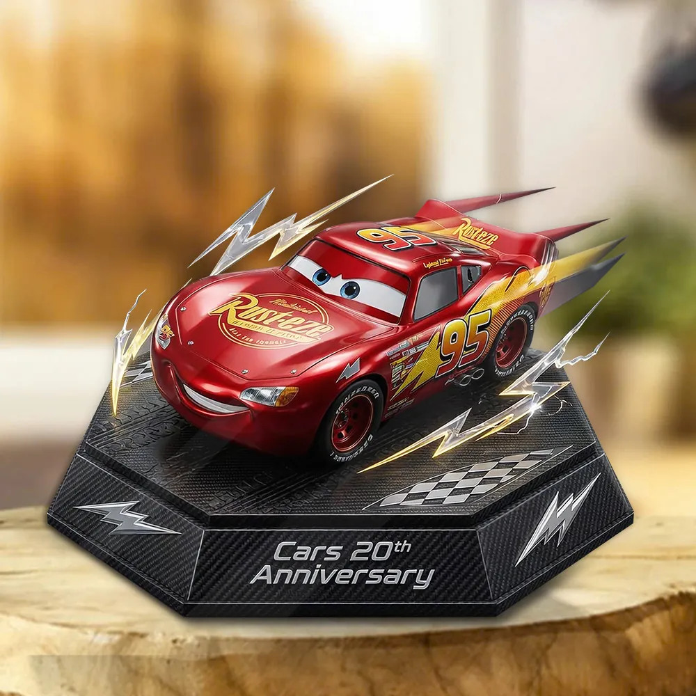 Cars 20th Anniversary Custom Shape Acrylic Plaque