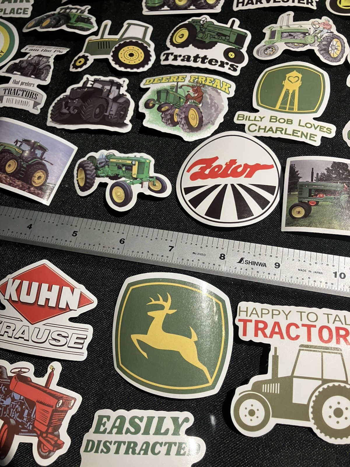 LOT OF 10 PCS random FARM john deere TRACTORS farming garden equipment crops