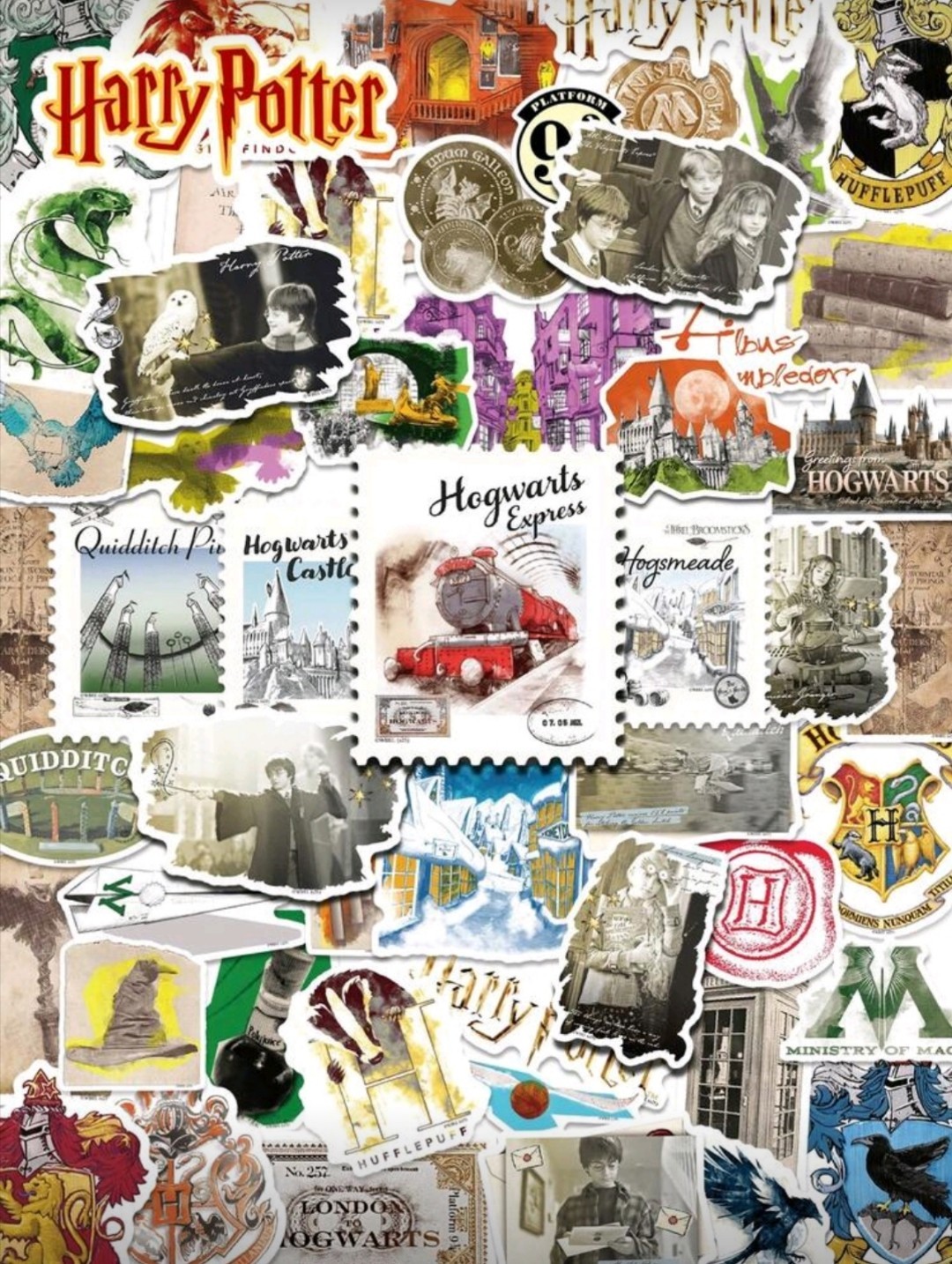20 PCS Harry Potter Series Theme 4 Stickers BRAND NEW