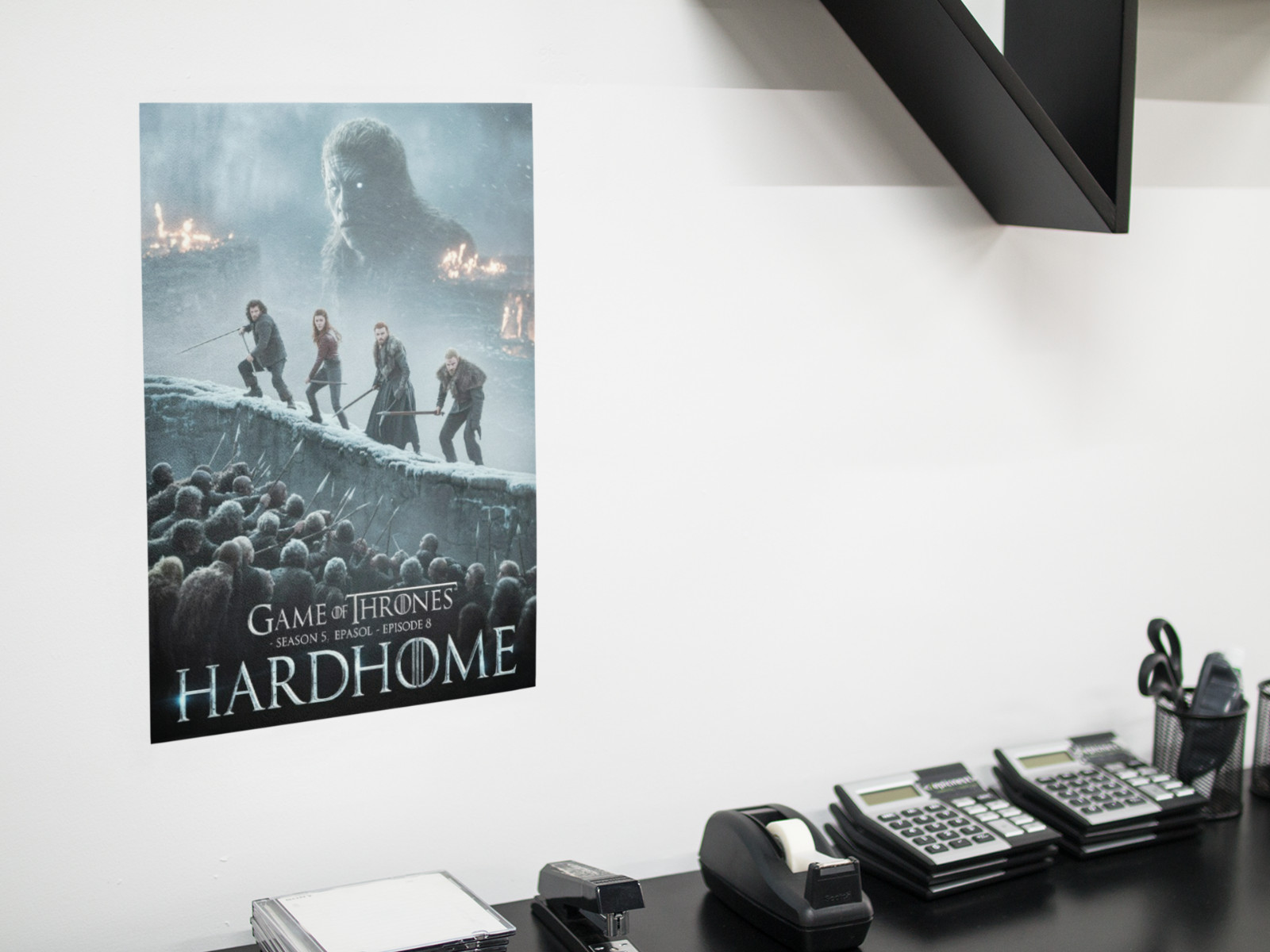 GAME OF THRONE HARD HOME Movie Wall Vinyl Decal Poster Print Removable Adhesive