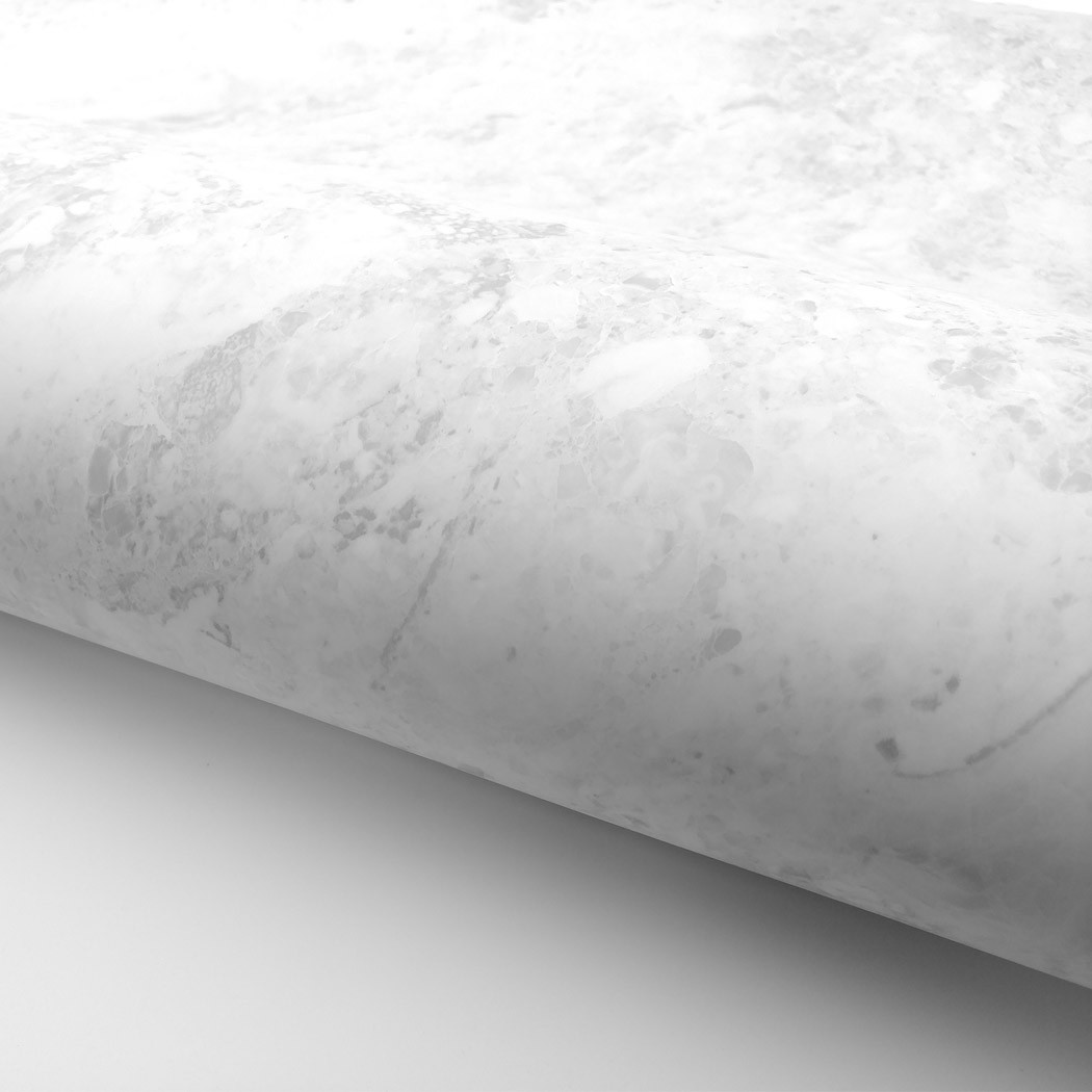 Marble Contact Paper Granite Look Effect – White Gray, Matte Peel and Stick