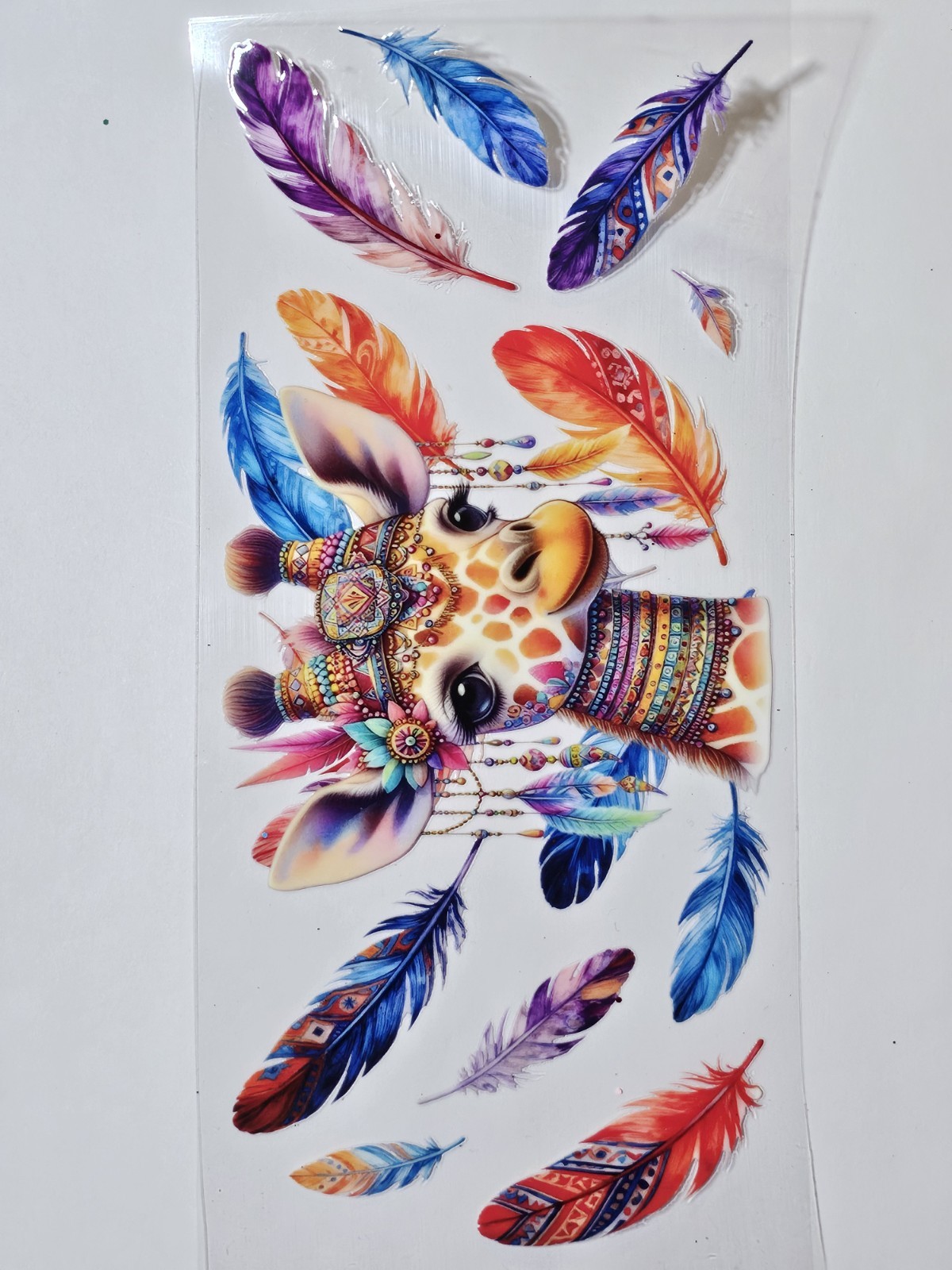 Giraffe UV DTF Transfer Sticker Wrap Tumbler UVDTF BUY 10+ GET COMBINED SHIPPING