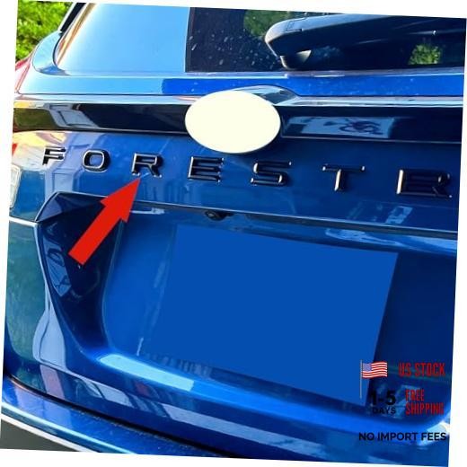 Rear Trunk Letter Emblem Decal Sticker for 2025-2026 Forester (Black) | BLACK