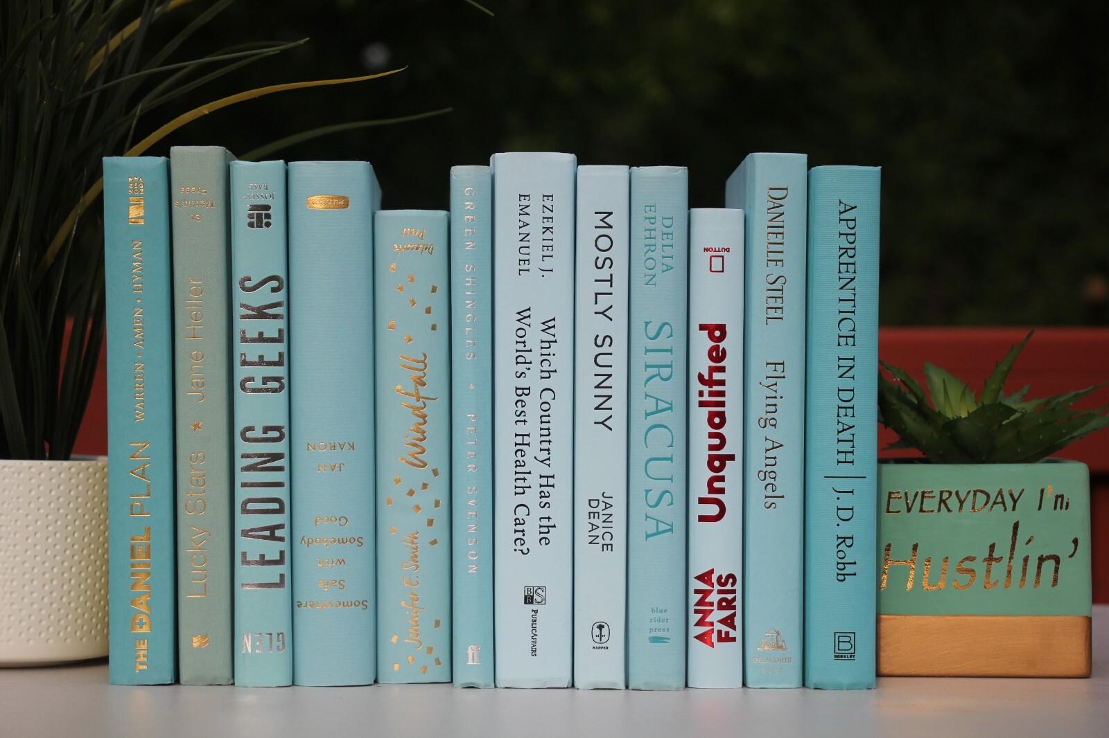 Stack of 6 colorful books for Decorating Staging | Book Decor| Home Decor.