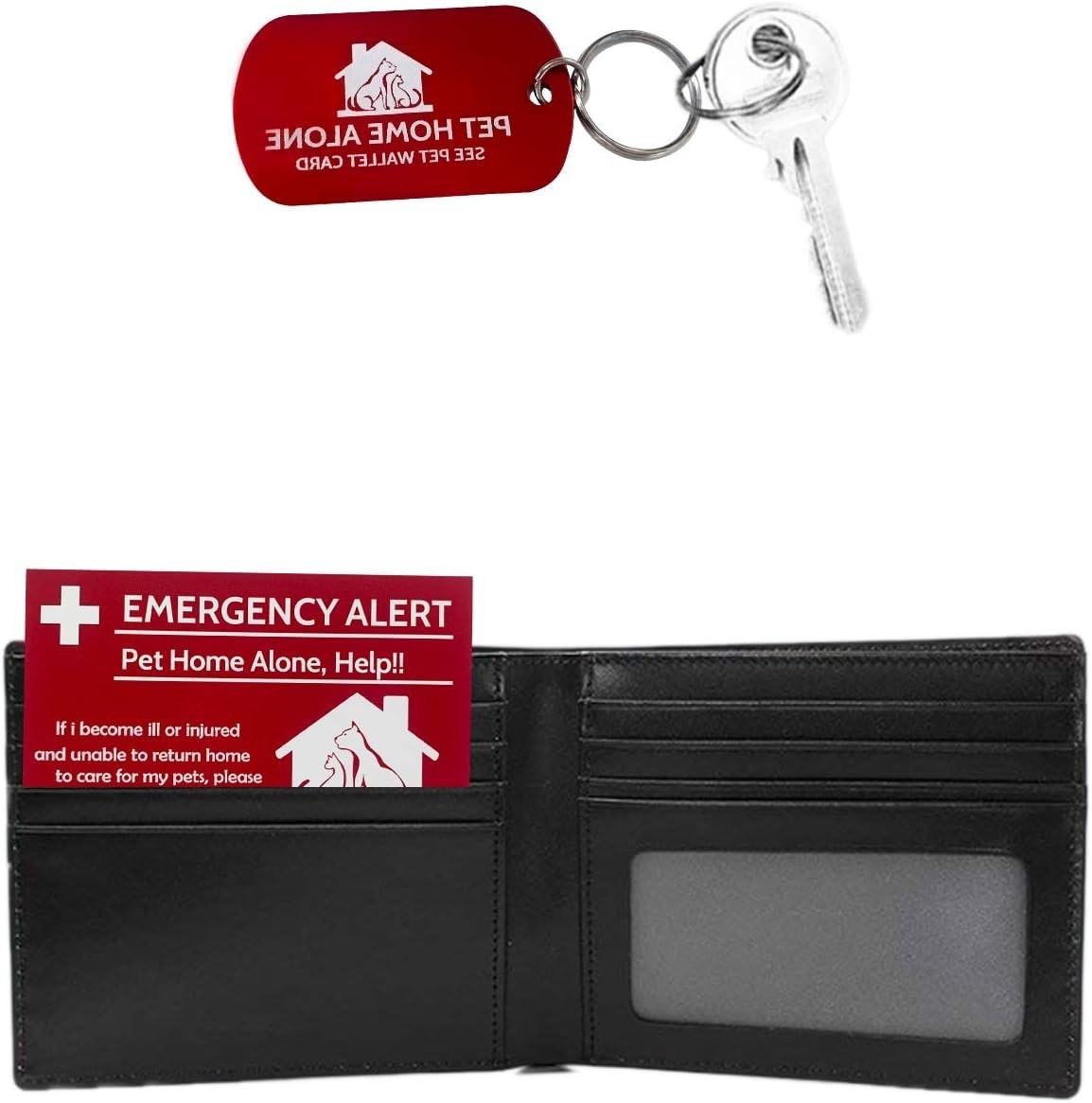 Custom Pet Inside Stickers with Wallet Cards for Emergency Situations – 11 Count