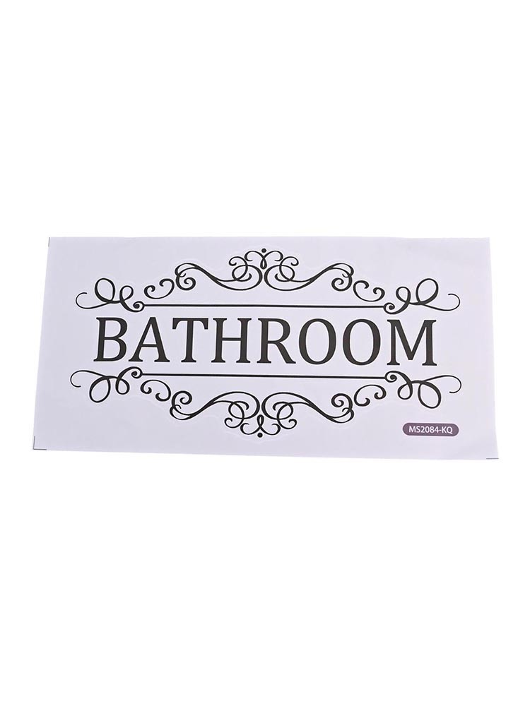 Bathroom Door Sign Lanel Sticker Decorative Sticker For Bathroom Toilet