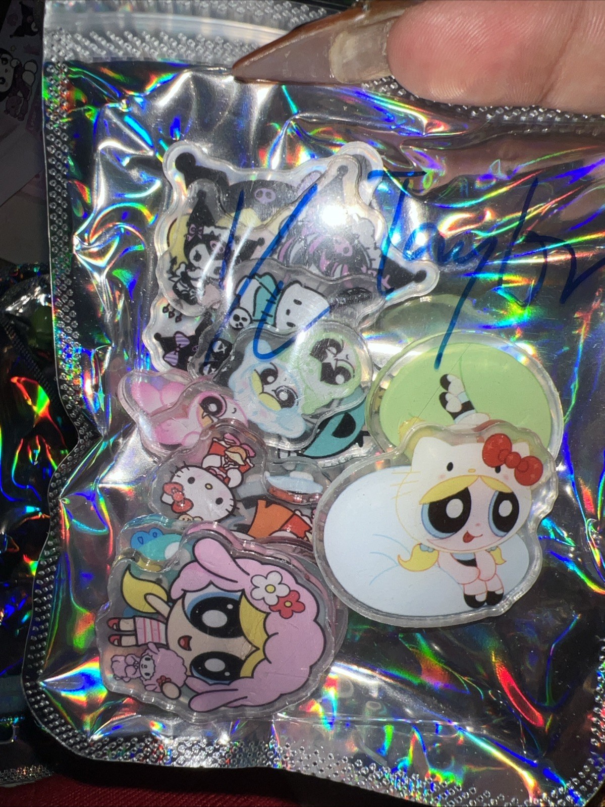 Power Puff Girls Acrylics 4CM Flatback DIY