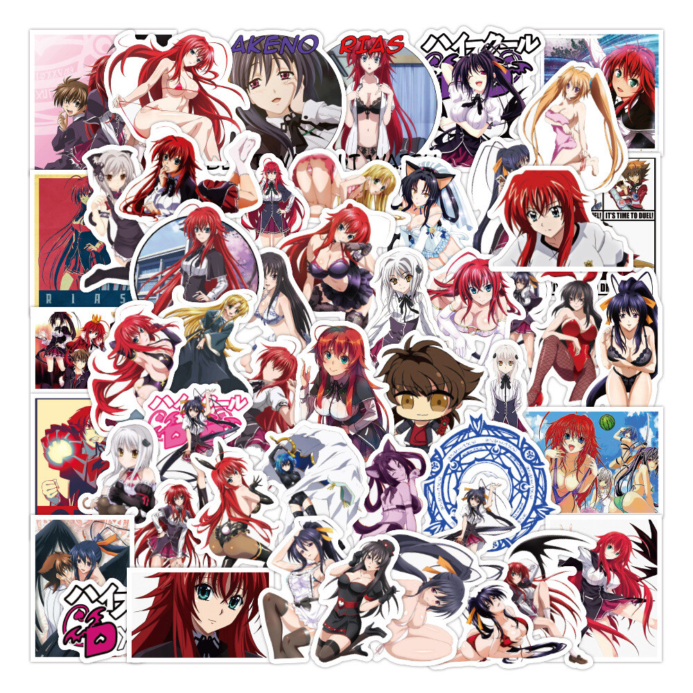 100Pcs High School D×D Sticker for Adults Teens Girls Scrapbooking Water Bottles