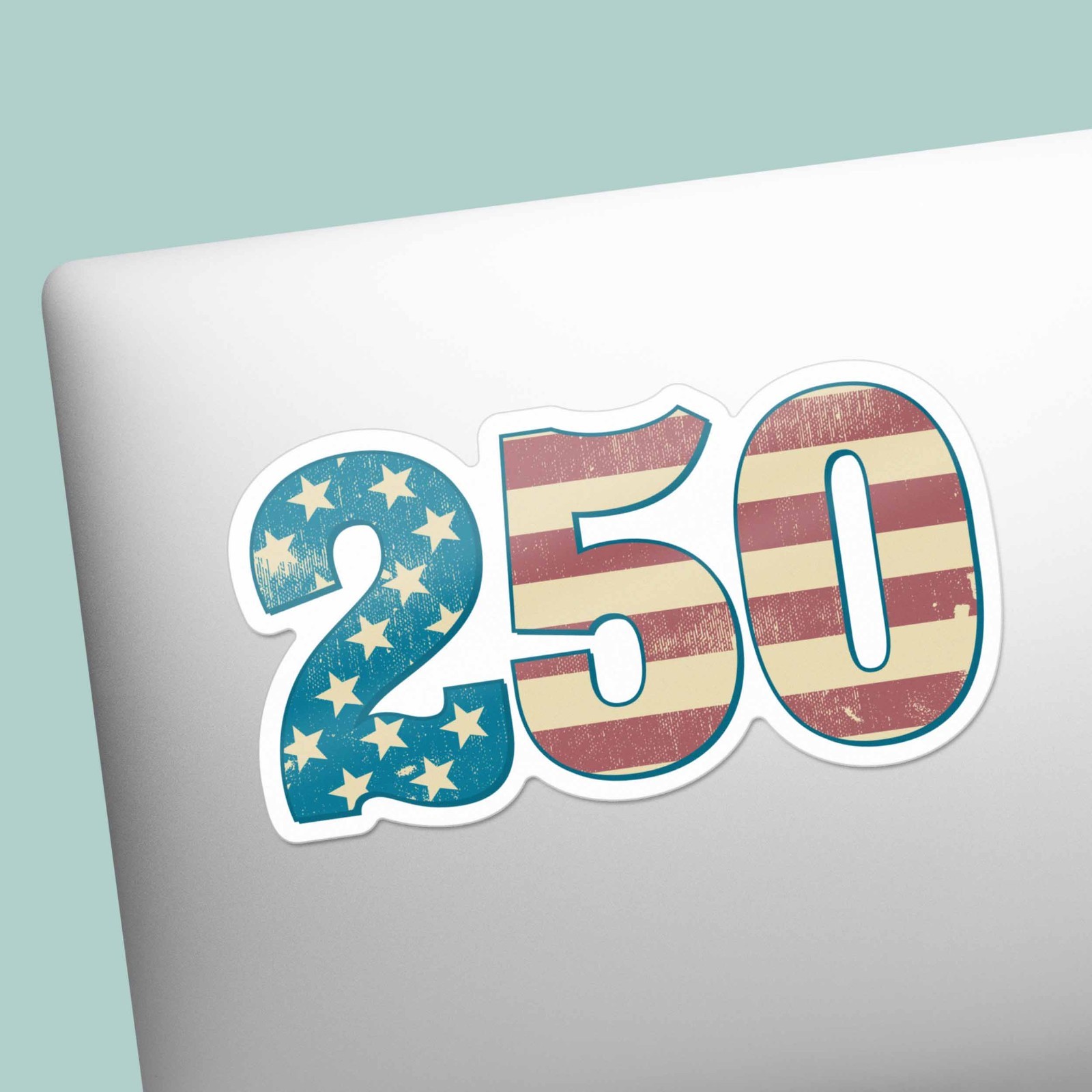 USA 250th Anniversary American Flag Sticker – Cool 2026 Patriotic Decal