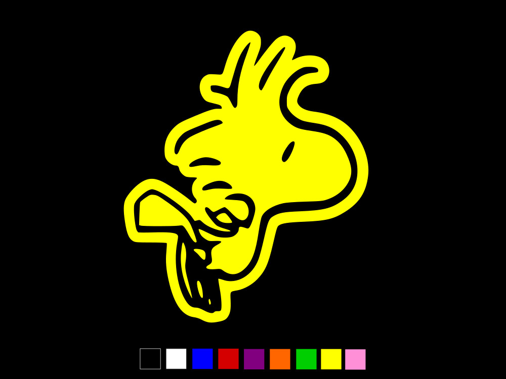 WOODSTOCK from PEANUTS SNOOPY Vinyl Decal Wall Car Sticker CHOOSE SIZE COLOR