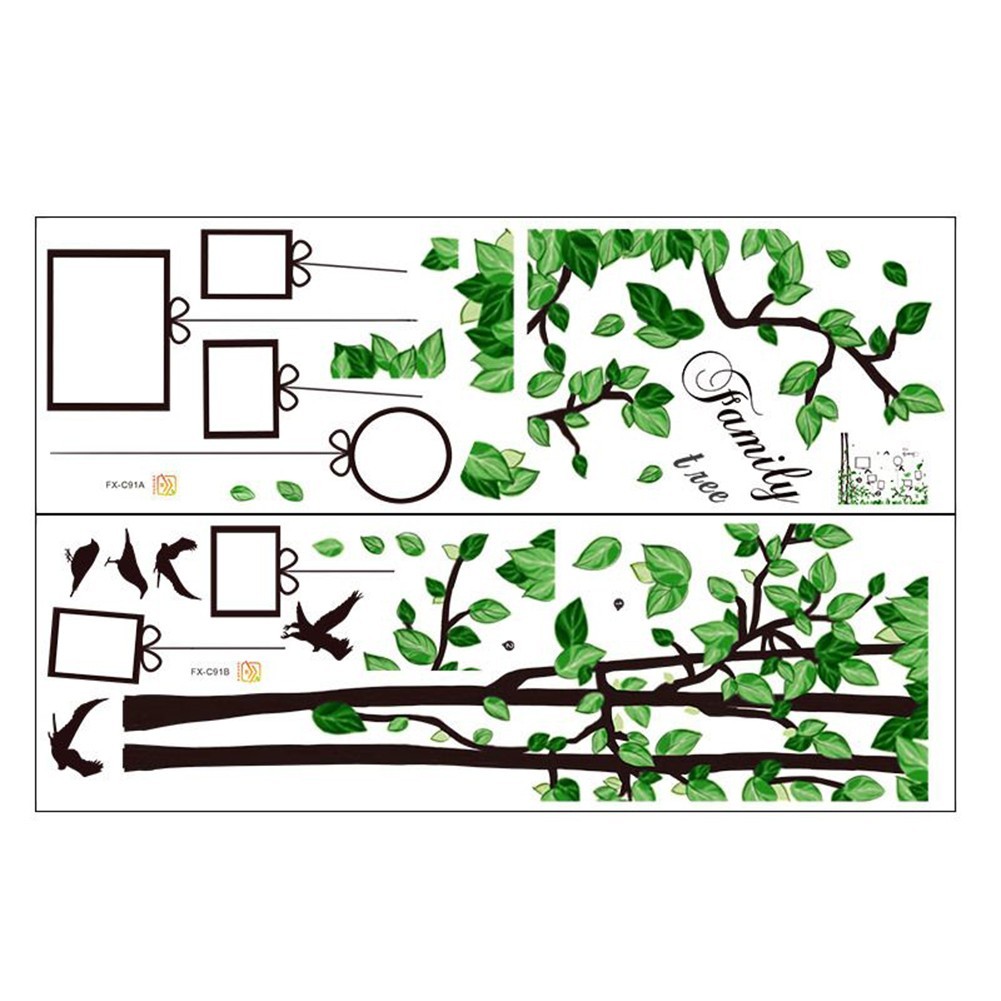 Family Tree Photo Frame Wall Decal Sticker Living Room Home Decor Removable