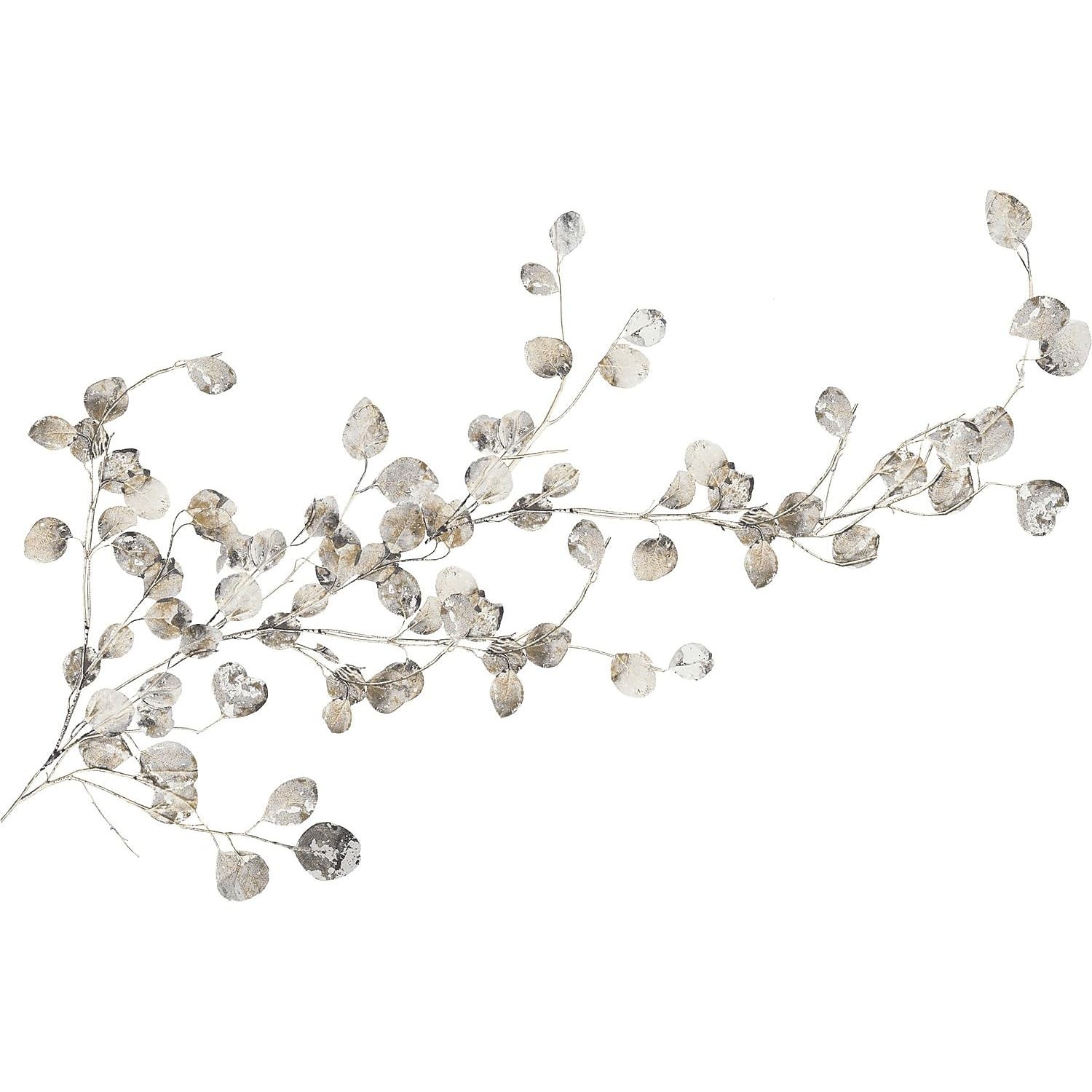 Silver Dollar Branch Giant Peel and Stick Wall Decal, Botanical Removable Rep…