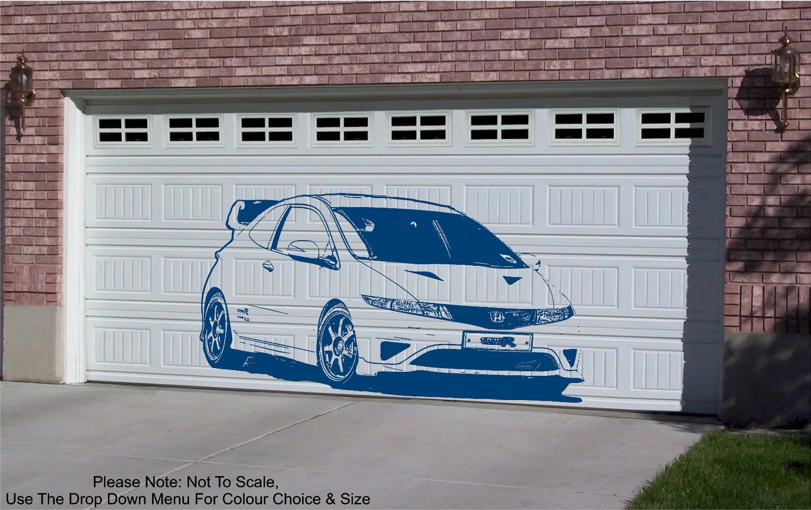 2007 HONDA CIVIC TYPE-R ( FN2 ) – WALL ART STICKER DECAL